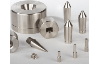 Special drawing dies, guides, extrusion dies, materials