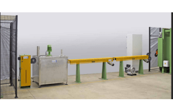 Linea di saldatura e boraciatura per fili metallici