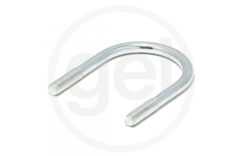 Iron and stainless steel U-bolts for pipes