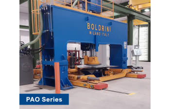 Hydraulic and hydroforming presses for dished heads