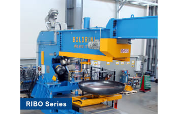 Automatic hydraulic flanging machines for dished heads