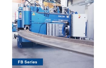 Bending machines for ship frames, angle sections, HP bulbs, T profiles