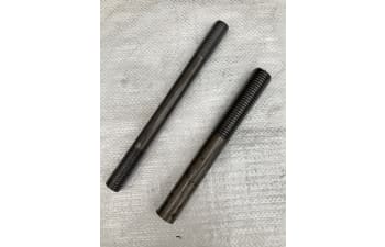 Partially threaded round bars