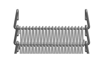 Wire mesh belt with straight crossbar - NTC