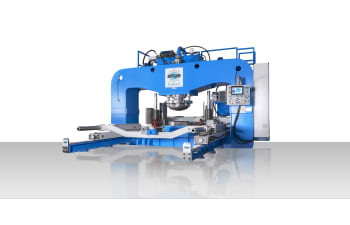 Hydraulic dishing and flanging machines