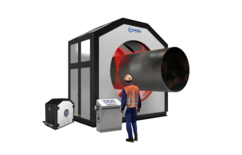 Outside contour measuring systems for profiles, tubes and pipes