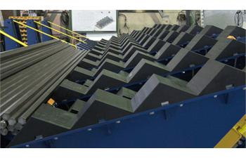 Separator system for tubes, pipes, profiles, and wire