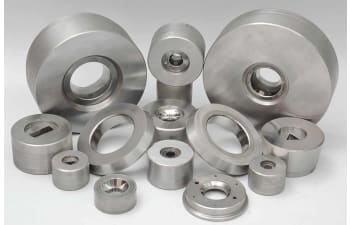 Tungsten carbide drawing dies for wire, bar, and tube drawing