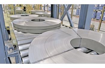 In-line machines for logistics and coils handling