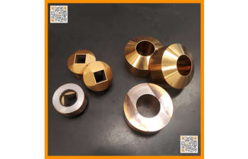 Trimming dies for screws, nuts, and bolts