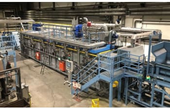 Casted belt furnaces for heat treatment