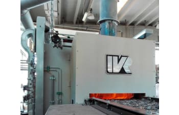 Continuous mesh belt furnaces for heat treatment