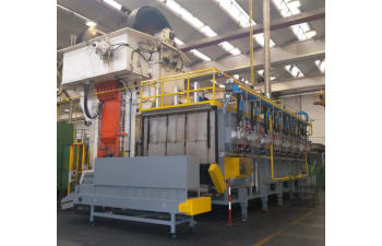 Continuous or chamber furnaces for heat treatment of aluminum parts