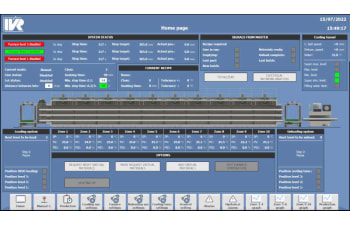 PLC and supervision software for industrial furnaces