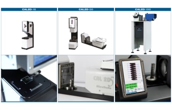 Camera spring length and diameter tester
