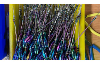 Water depth measurement tool for prawning