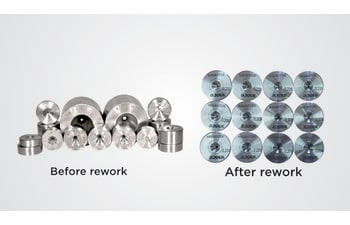 Servicios de rectificado y reacondicionamiento de hileras