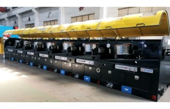 Wire drawing machines for round and shaped wire