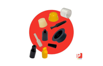 High-temperature protection caps, plugs and tapes