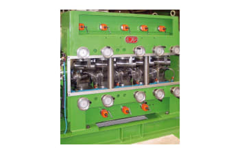 Tube straightening machines and auxiliary equipment