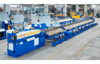 Wire straightening and cutting machines