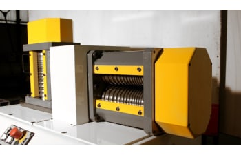 Wire pointing machines with shear and grinder