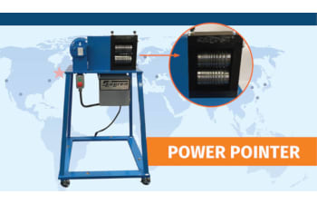 Power pointer for pointing and roll replacing operations