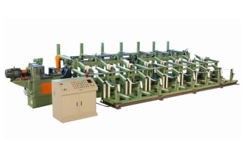 Bar peeling, pointing, and chamfering machines