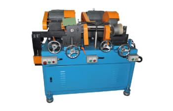 Polishing machine for round tubes and bars