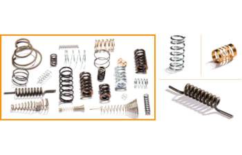Conical compression springs (variable diameter springs)