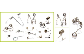 Custom torsion springs for automotive, appliances, and medical use