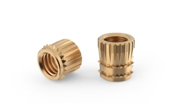 Threaded expansion bushes for thermoplastic, carbon fibre and thermosetting plastic materials