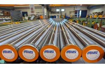 Hardened precision shafts for ball screws