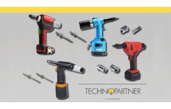 Rivet setting tools for rivet nuts and blind rivets