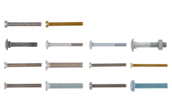 Viti metriche zincate e inox per carpenteria e industria