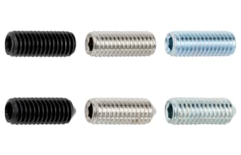 Hex socket set screws