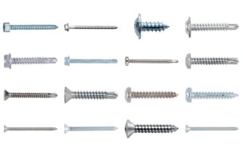 Steel and stainless steel self-drilling and self-tapping screws