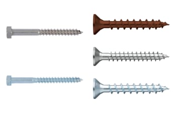 Wood screws for carpentry and woodworking
