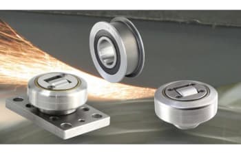 Combined bearings for forklifts and material handling systems