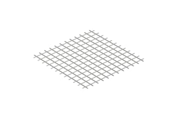 Standard electro-welded stainless or galvanized steel mesh