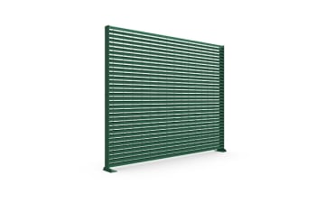 Recinzioni a lamelle in acciaio