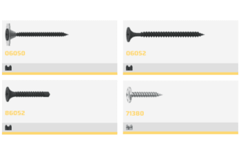 Drywall panel screws