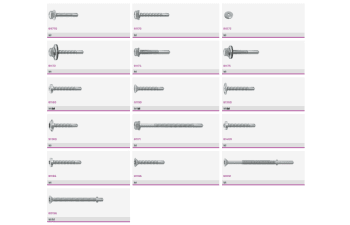 Self-drilling and self-tapping screws for metal