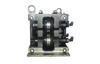 Micro rolling cassettes for round wire production