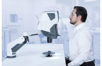 Stereomicroscopio senza oculari con telecamera Mantis PIXO