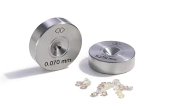 Natural diamond dies for fine wire drawing