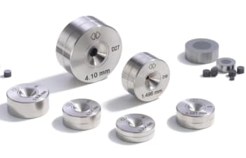 Polycrystalline diamond wire drawing dies (PCD dies)