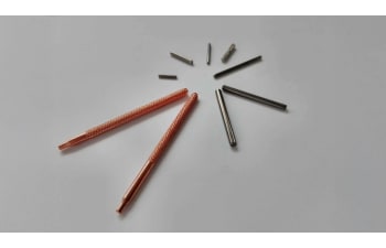 Cold-formed pins, shafts, and stems manufactured to drawing
