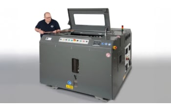 Hydraulic cold pressure welder for large non-ferrous rod
