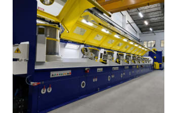 Dry wire drawing lines